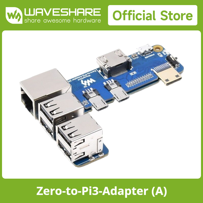 Raspberry Pi Zero - อะแดปเตอร์ Waveshare Raspberry Pi Zero เป็น