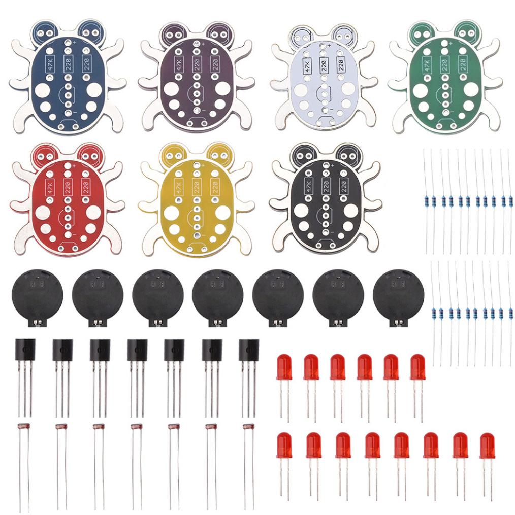 Interesting Diy Electronics Projects - ชุดอุปกรณ์อิเล็กทรอนิกส์ DIY ไฟ LED ไวต่อแสง Weevil