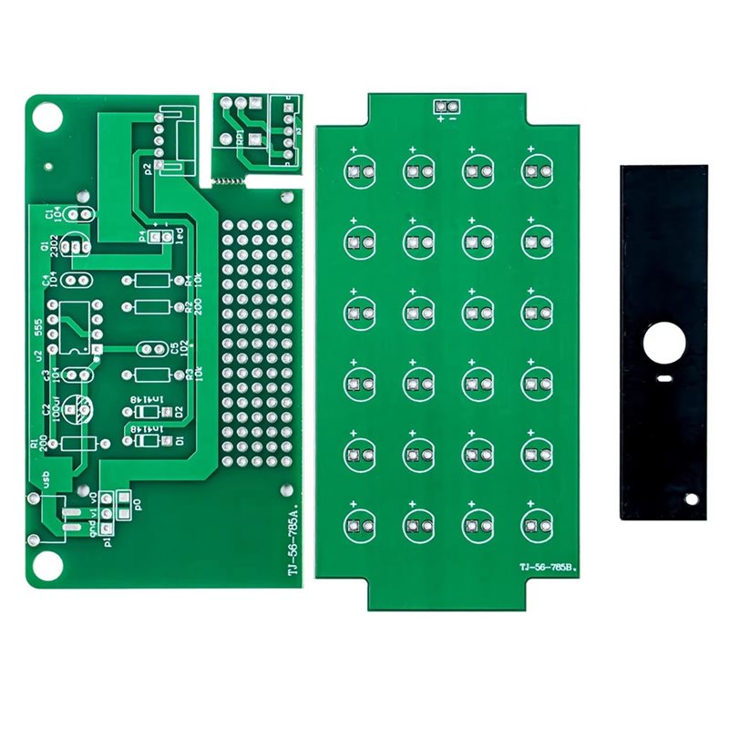 Diy Electronics Table - AS95-NE555 ชุดโคมไฟตั้งโต๊ะ LED แบบหรี่แสงได้ วงจร PWM