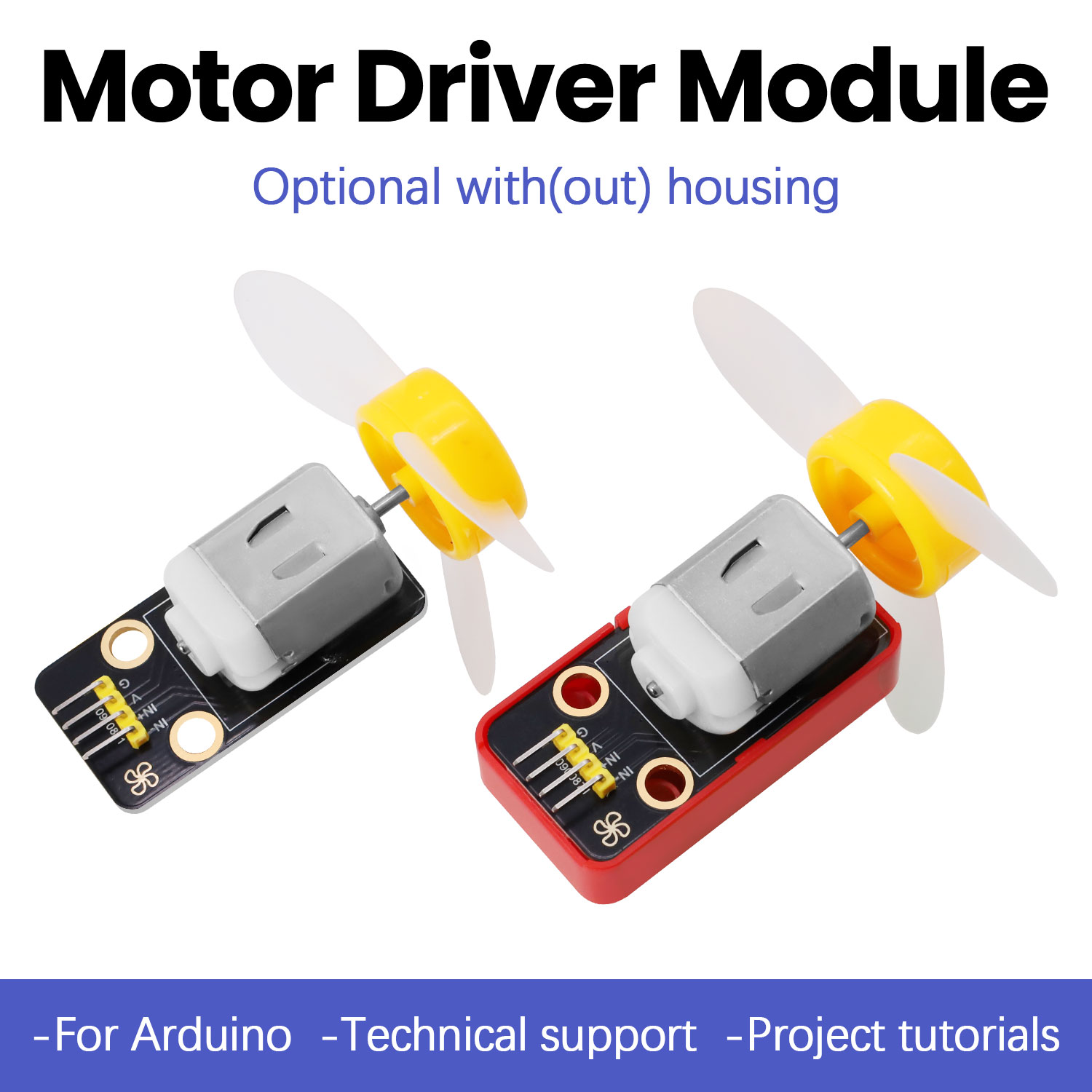 Diy Electronics Motor - DC 3-6V 130 มอเตอร์พัดลมโมดูลสําหรับ Arduino DIY