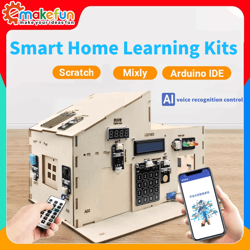 Diy Electronics Basics - Smart Home IoT ชุดการเรียนรู้สําหรับ Arduino สนับสนุน