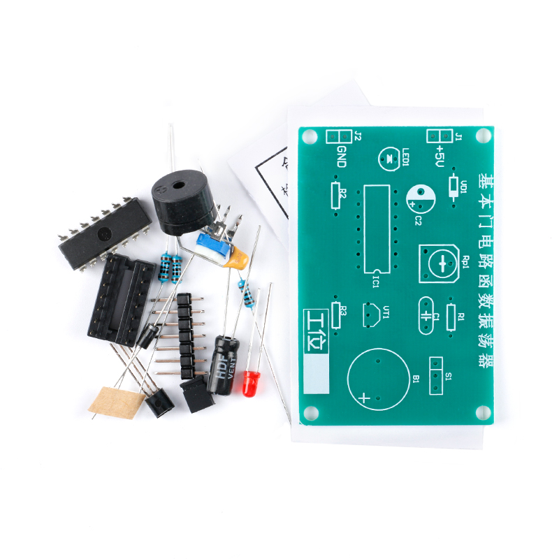 Diy Electronics Basics - 5 ชิ้น Basic Gate วงจรองค์ประกอบฟังก์ชั่น oscillator
