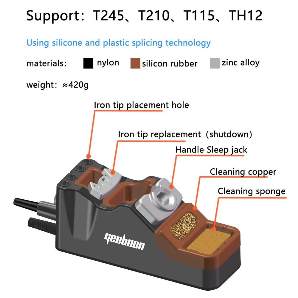 Soldering Iron Kit - ชุดสถานีบัดกรี GOOD GEEBOON TC22 240W พร้อมขาตั้งหัวแร้ง