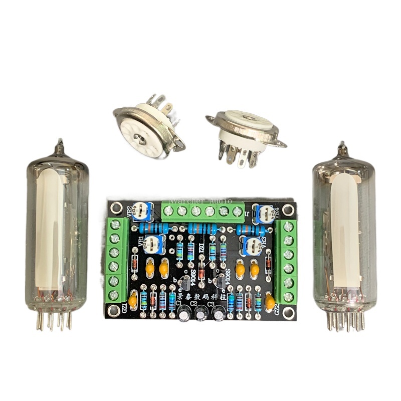 Diy Electronics Youtube Channel - 6E2 Cat Eye หลอดอิเล็กทรอนิกส์ชุดบอร์ด Dual Channel