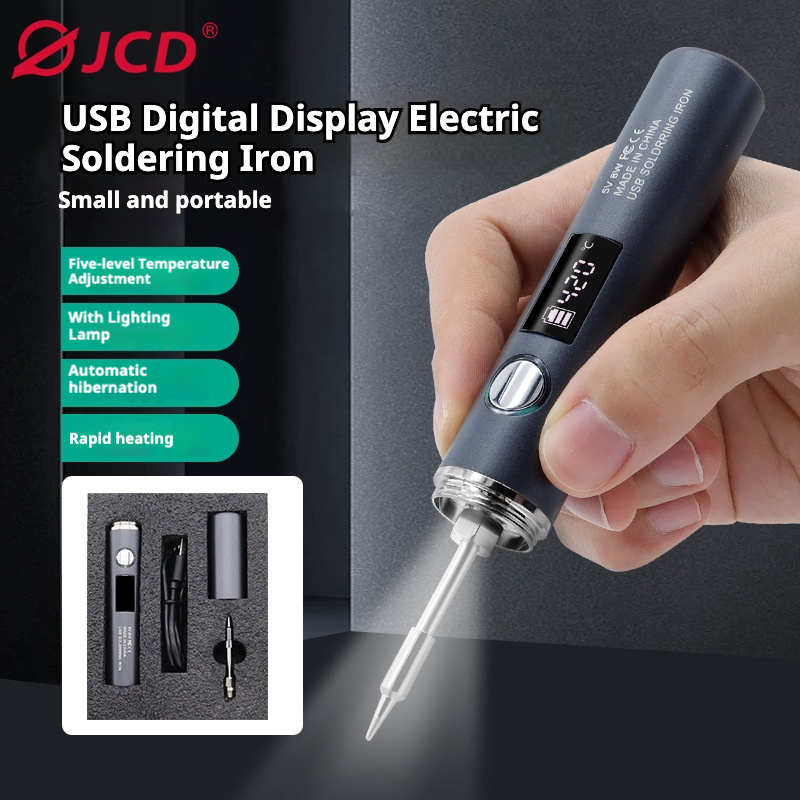 Diy Electronics Bench - หัวแร้งบัดกรี USB Type-C, 5 ระดับความเร็ว 260~420