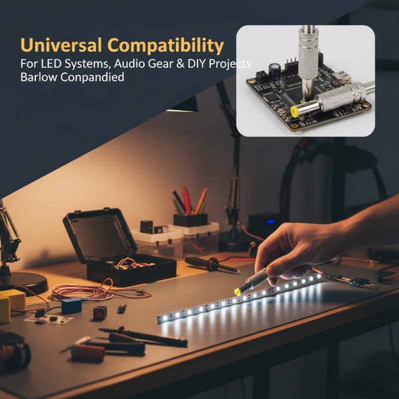 Diy Electronics Workshop - ปลั๊กไฟ DC โลหะ 10 ชิ้น 55x21/55x25