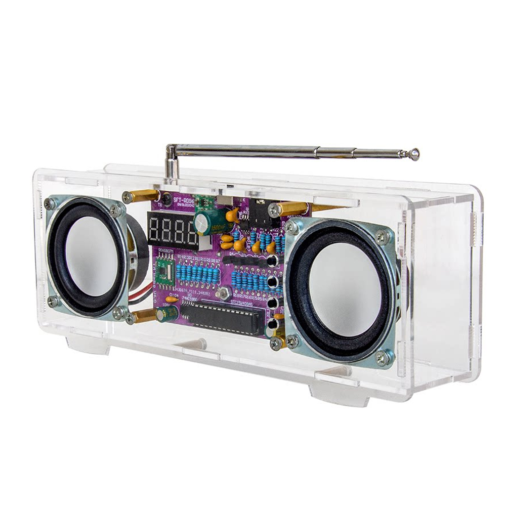 Diy Electronics Youtube Channel - วิทยุ FM ชุดอุปกรณ์ DIY อิเล็กทรอนิกส์ 87.5-108MHZ