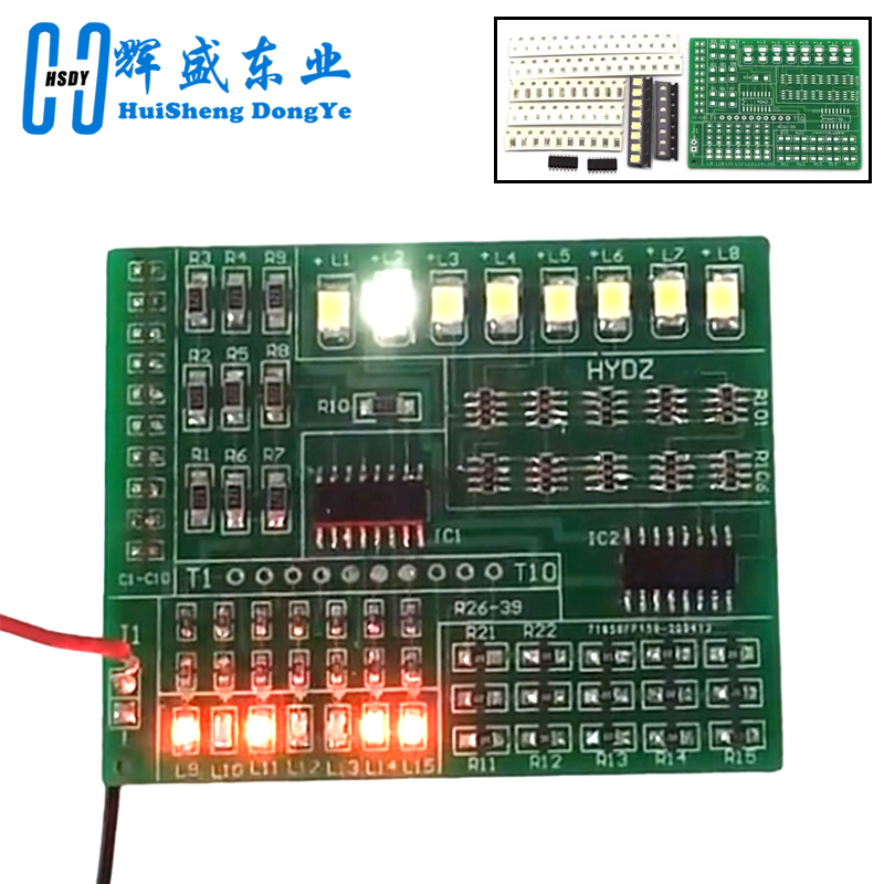Diy Electronics Workbench - DIY ชุดอิเล็กทรอนิกส์ 1801 SMT SMD ส่วนประกอบบัดกรีโครงการ