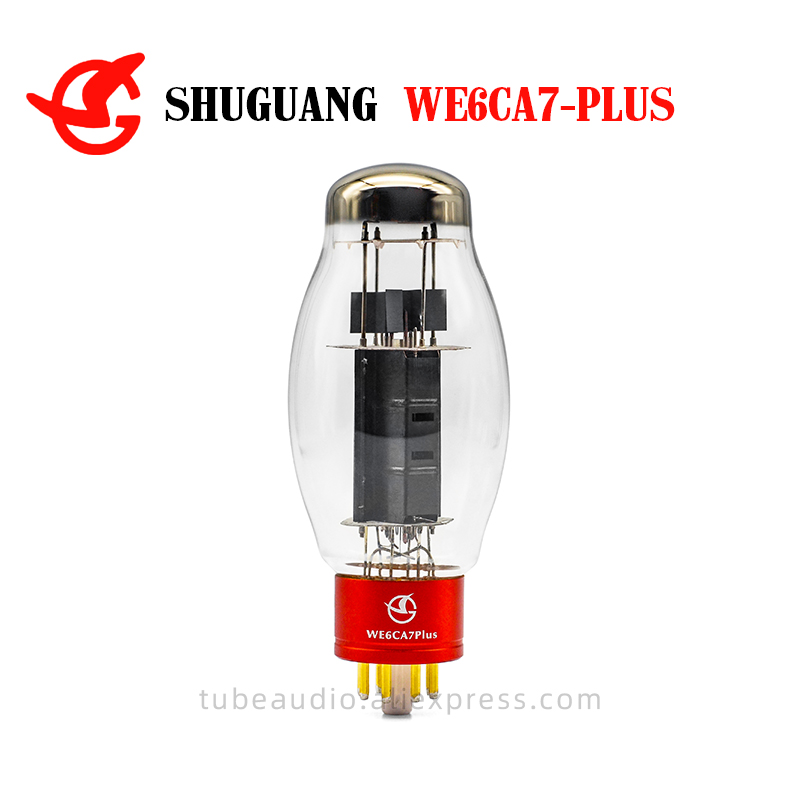 Diy Electronics Audio - หลอดสุญญากาศคาร์บอนไนซ์ SHUGUANG WE6CA7-PLUS รุ่นปี 2026 อัพเกรด