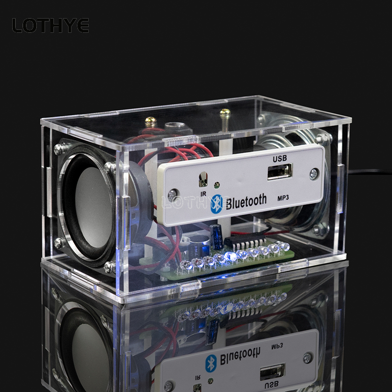 Diy Audio Electronics Kit - Mini Dual Channel Bluetooth ลําโพง 3W