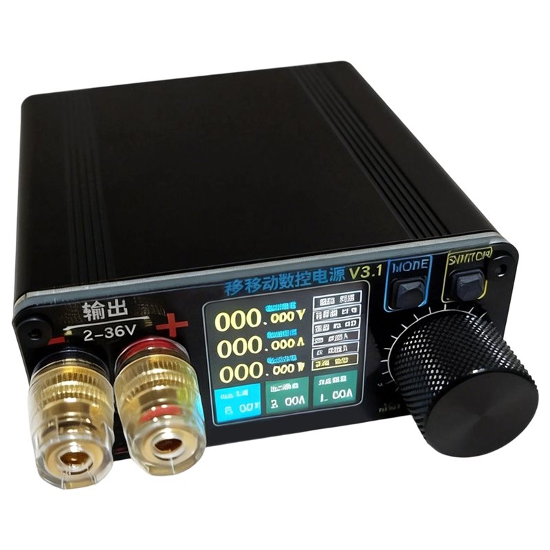 Diy Electronics Bench - A25I-แหล่งจ่ายไฟแบบพกพาปรับได้ V3.1-แหล่งจ่ายไฟกระแสตรงแบบปรับแรงดันได้สำหรับซ่อมอุปกรณ์อิเล็กทรอนิกส์ ห้องปฏิบัติการ และงาน DIY