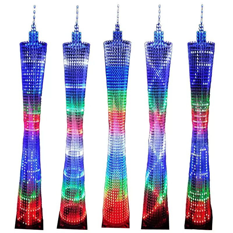 Diy Electronics For Beginners - ชุดอุปกรณ์อิเล็กทรอนิกส์ DIY แบบประกอบเอง Canton Tower 64