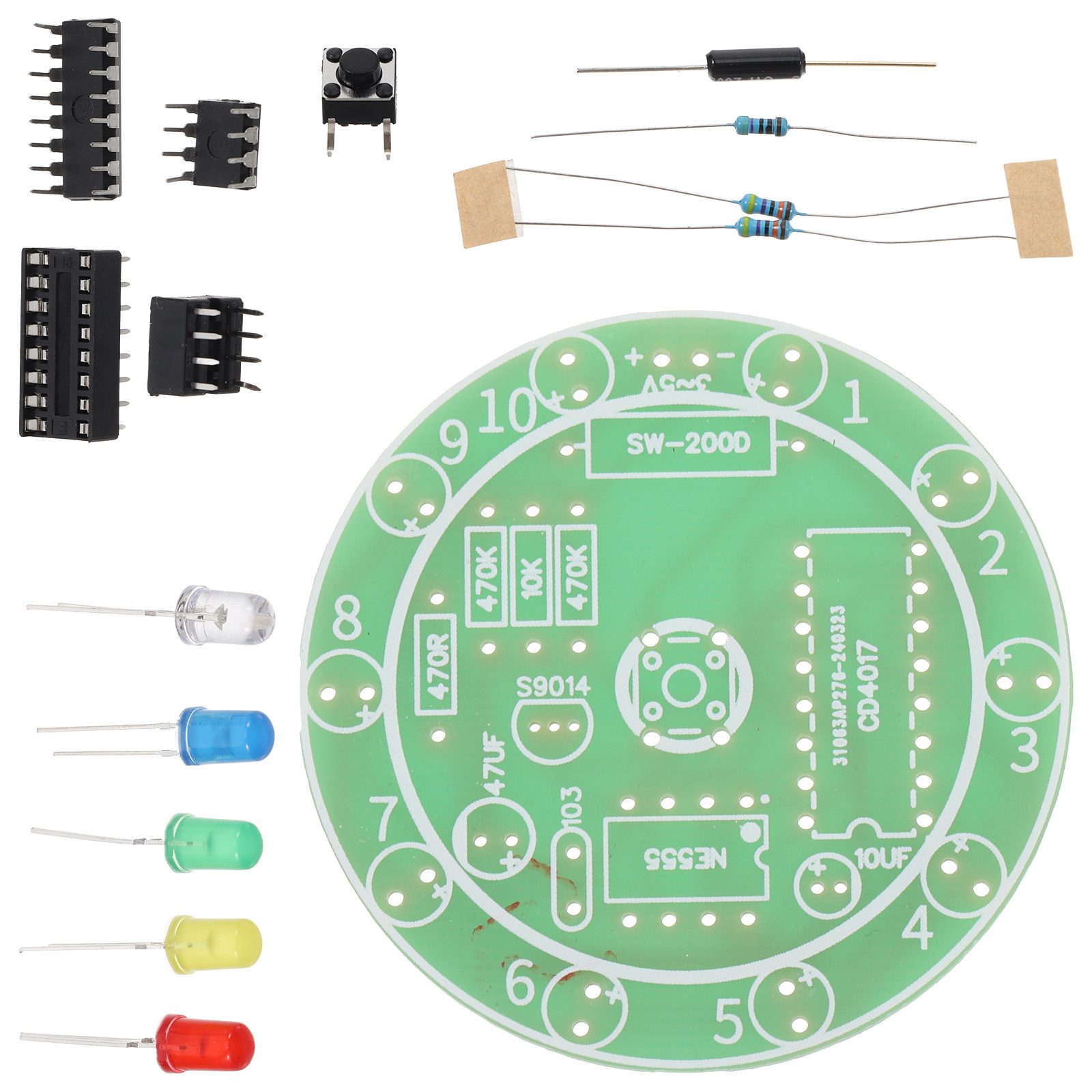 Diy Electronics Projects For Adults - ชุดอุปกรณ์บัดกรีอิเล็กทรอนิกส์ แผงวงจรฝึกหัด DIY ชุดฝึกบัดกรีสำหรับผู้เริ่มต้น เด็ก และผู้ใหญ่