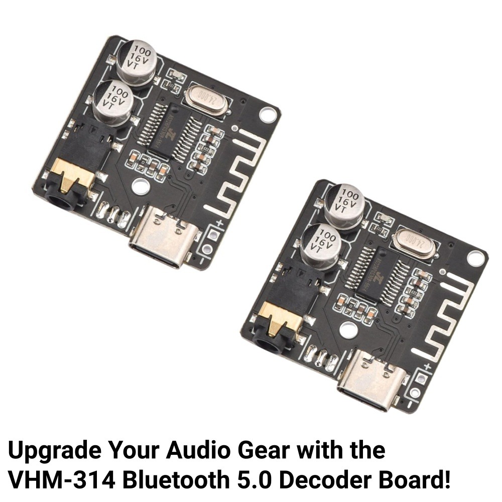 Diy Audio Electronics Kit - โมดูลเสียงบลูทูธ 5.0 DIY รุ่น VHM-314 บอร์ดถอดรหัส