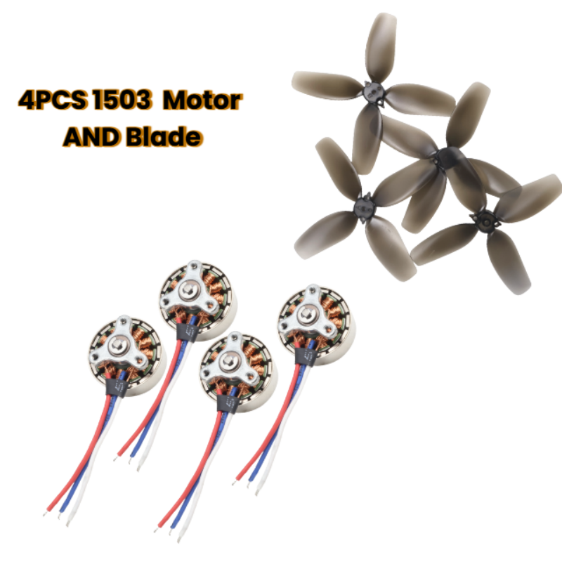 Diy Drone Electronics Kit - ชุดมอเตอร์ไร้แปรงถ่านความแม่นยำสูง NEW 1503 จำนวน 4 ชิ้น