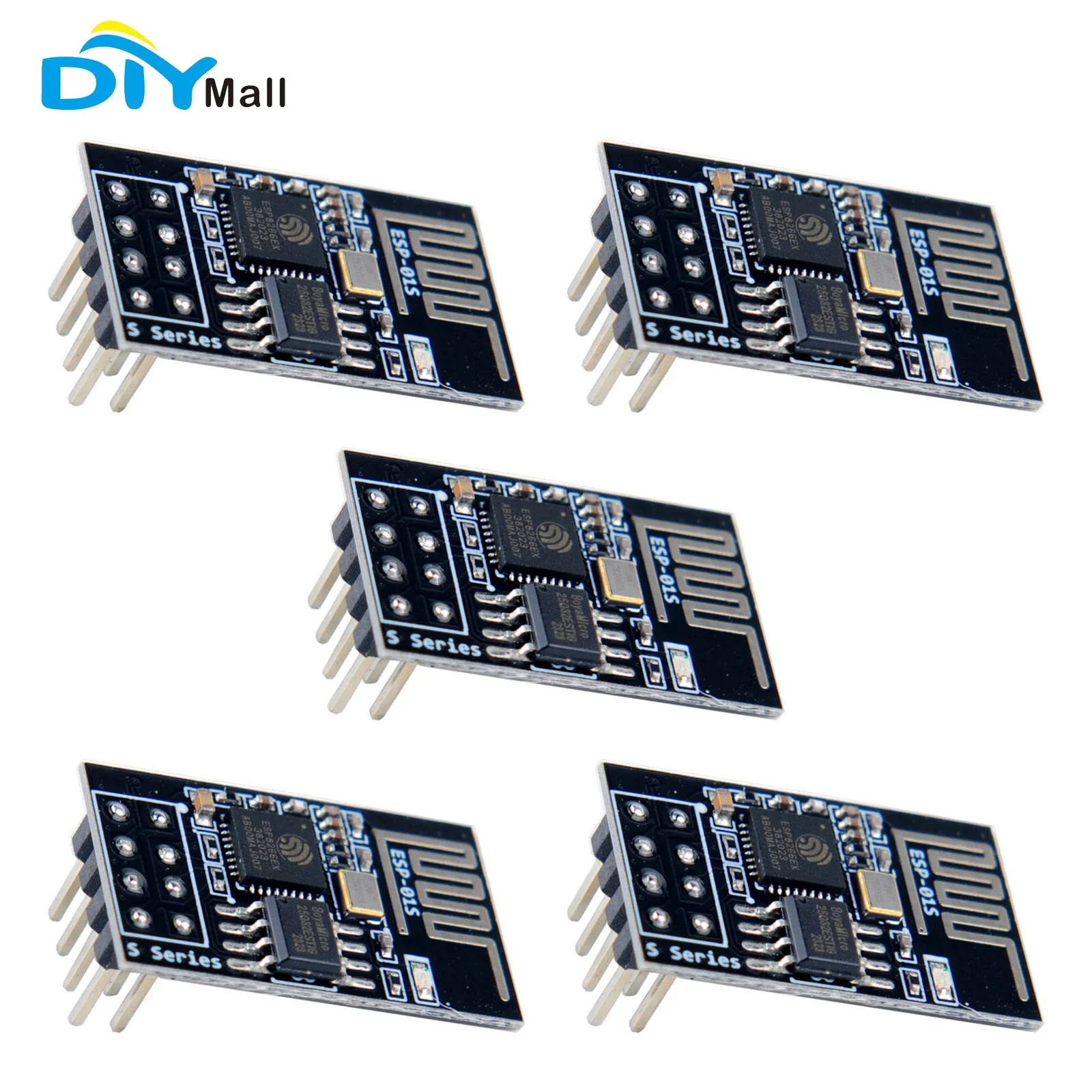 Diy Electronic Modules - ESP-01S ESP8266 โมดูลไวไฟ 4MB แฟลช 3.3V