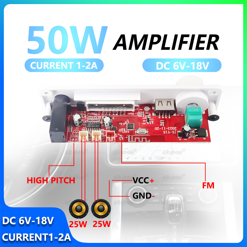 ชุดเครื่องขยายเสียงบลูทูธ 5.0  - Diy Audio Electronics Kit บทวิจารณ์และราคา