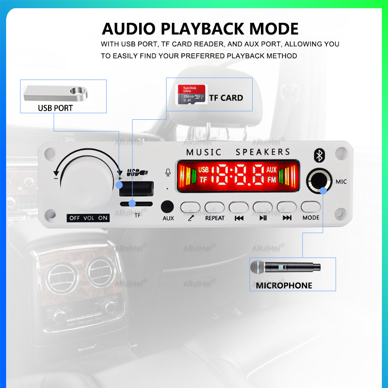 ชุดเครื่องขยายเสียงบลูทูธ 5.0  - Diy Audio Electronics Kit บทวิจารณ์และราคา