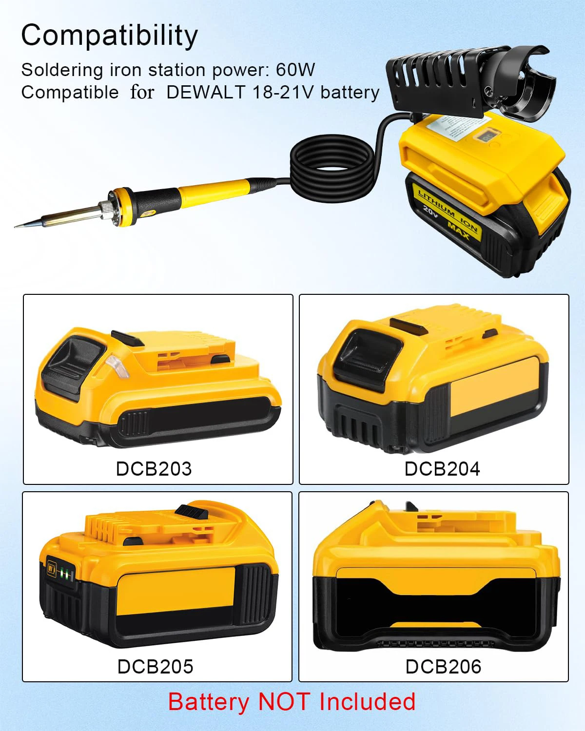 ชุดหัวแร้งบัดกรีแบบพกพา ใช้ได้ - Soldering Iron Kit บทวิจารณ์และราคา