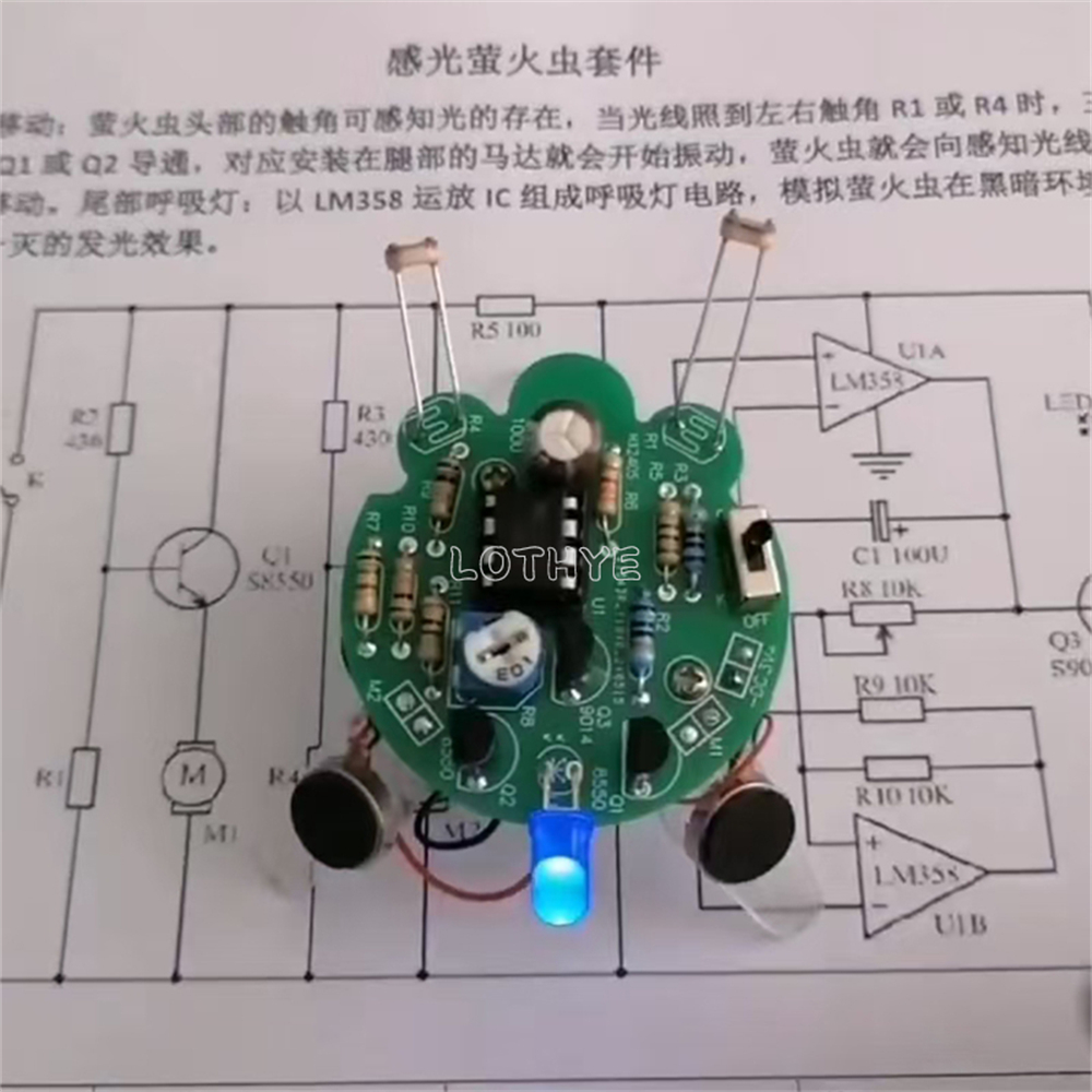 แสงหิ่งห้อยชุดหุ่นยนต์มือถืออิ - Diy Electronics Workbench บทวิจารณ์และราคา
