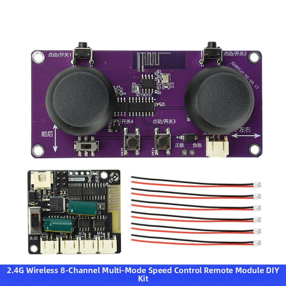 2.4G ไร้สาย 8 ช่อง ดูอัลจอยสติ - Diy Boat Electronics บทวิจารณ์และราคา