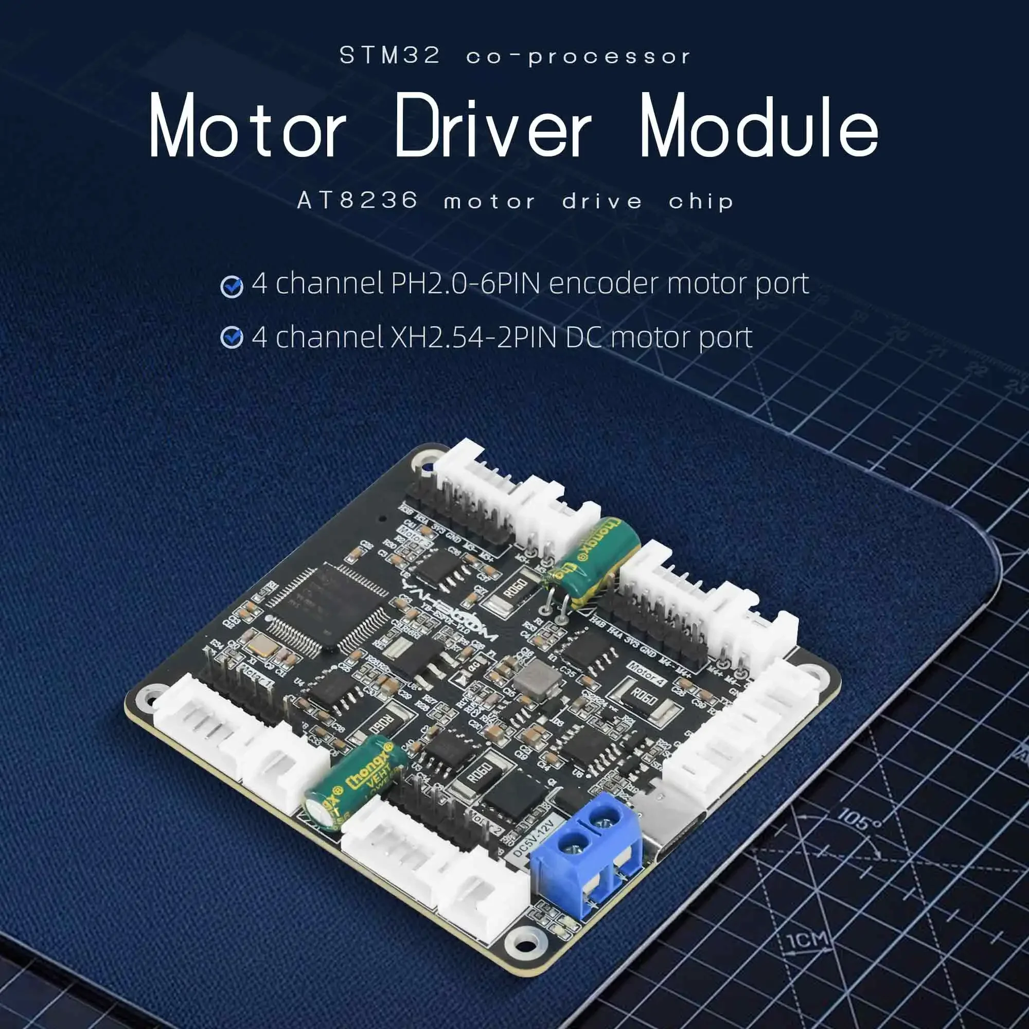 โมดูลควบคุมมอเตอร์ 4 ช่อง Yahb - Diy Electronic Modules บทวิจารณ์และราคา