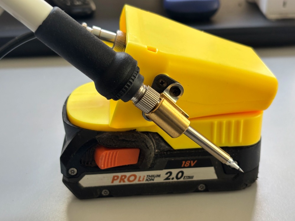 หัวแร้งไร้สาย T12 สำหรับแบตเตอ - Diy Electronics Bench บทวิจารณ์และราคา