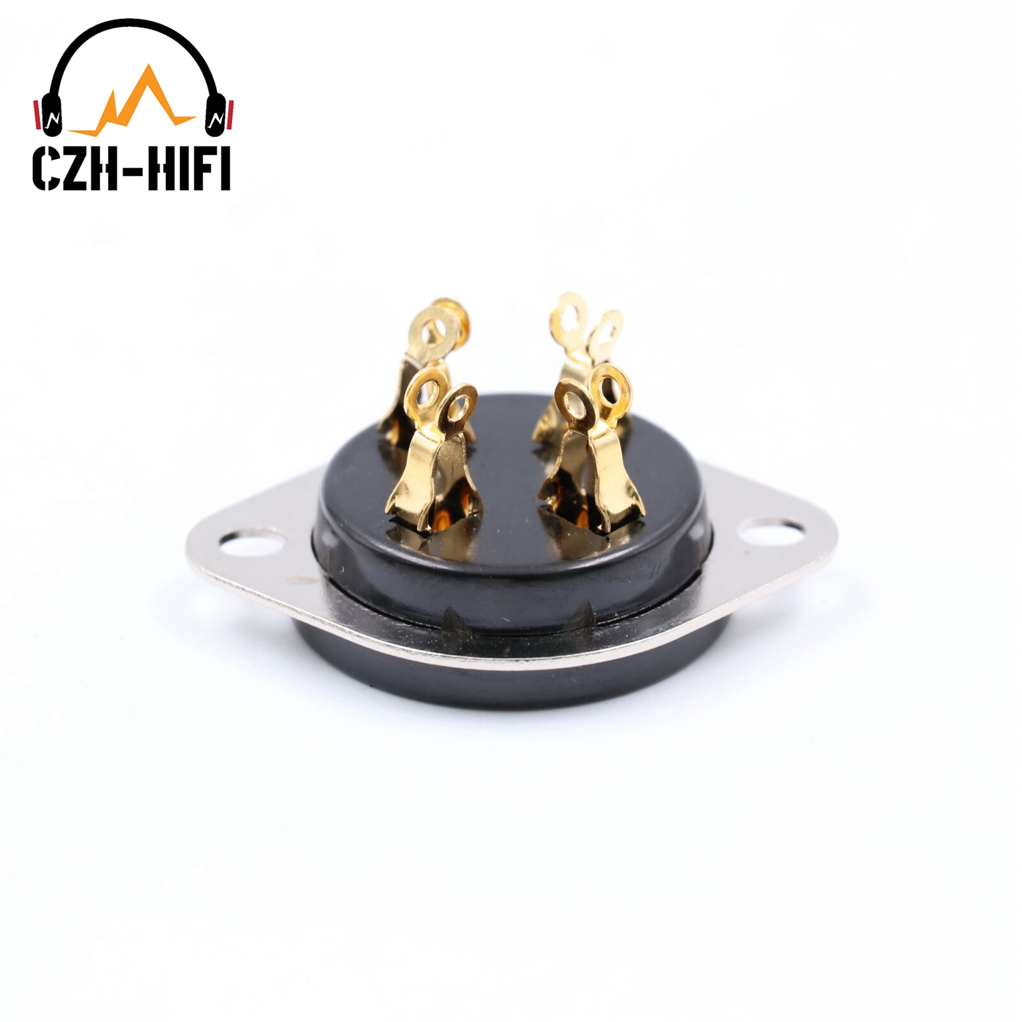 1PC 4in ซ็อกเก็ต Bakelite ฐานว - Diy Electronics Audio บทวิจารณ์และราคา