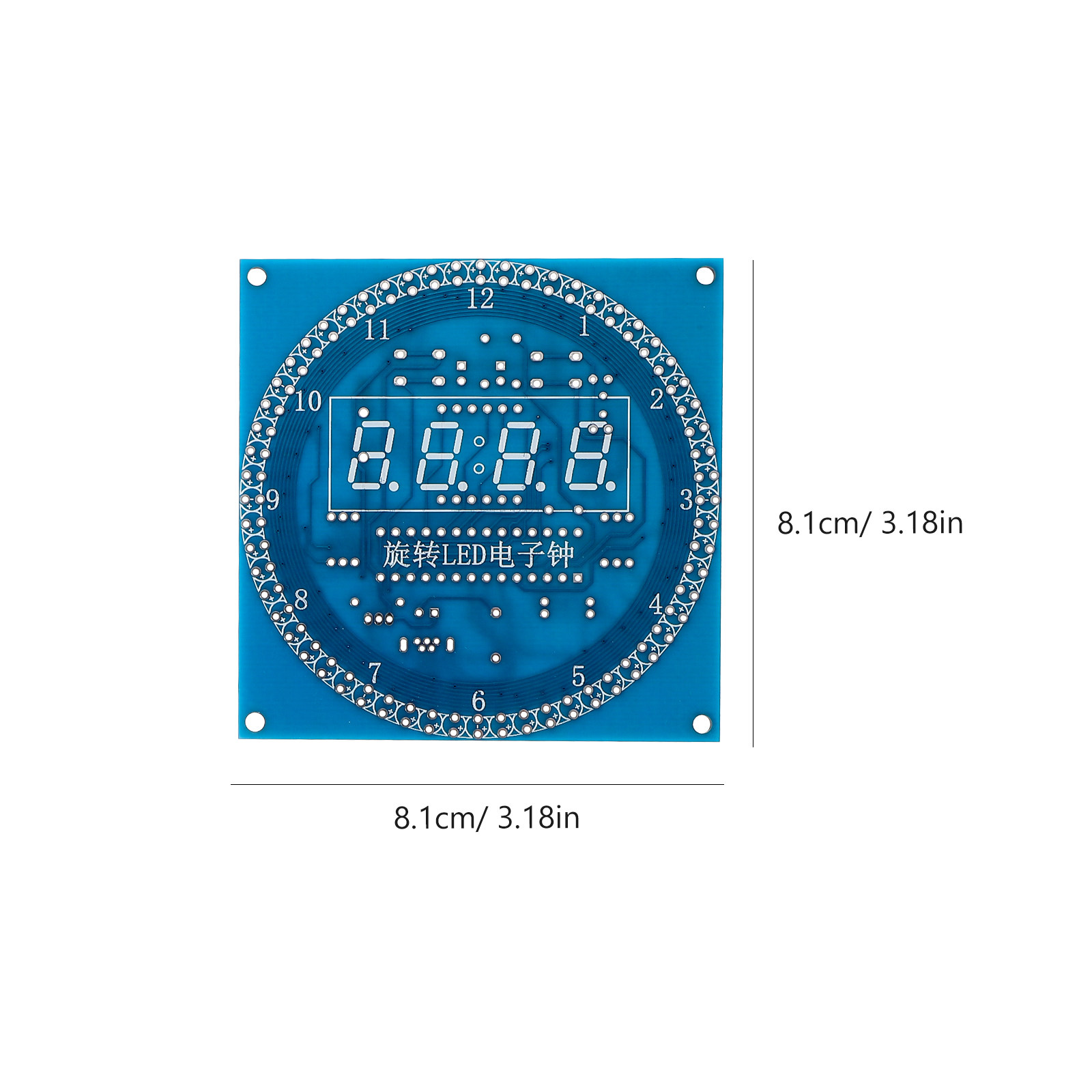 ชุดนาฬิกาอิเล็กทรอนิกส์ LED 1  - Diy Electronics Table บทวิจารณ์และราคา