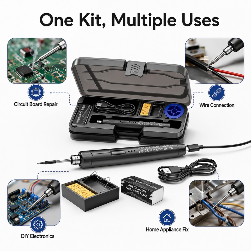 ชุดหัวแร้งบัดกรีแบบชาร์จ USB,  - Diy Electronics Bench บทวิจารณ์และราคา