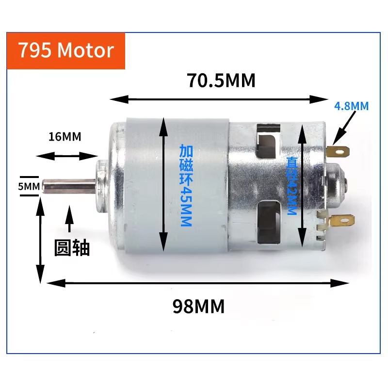 High Power DC มอเตอร์แกน 775 7 - Diy Electronics Motor บทวิจารณ์และราคา
