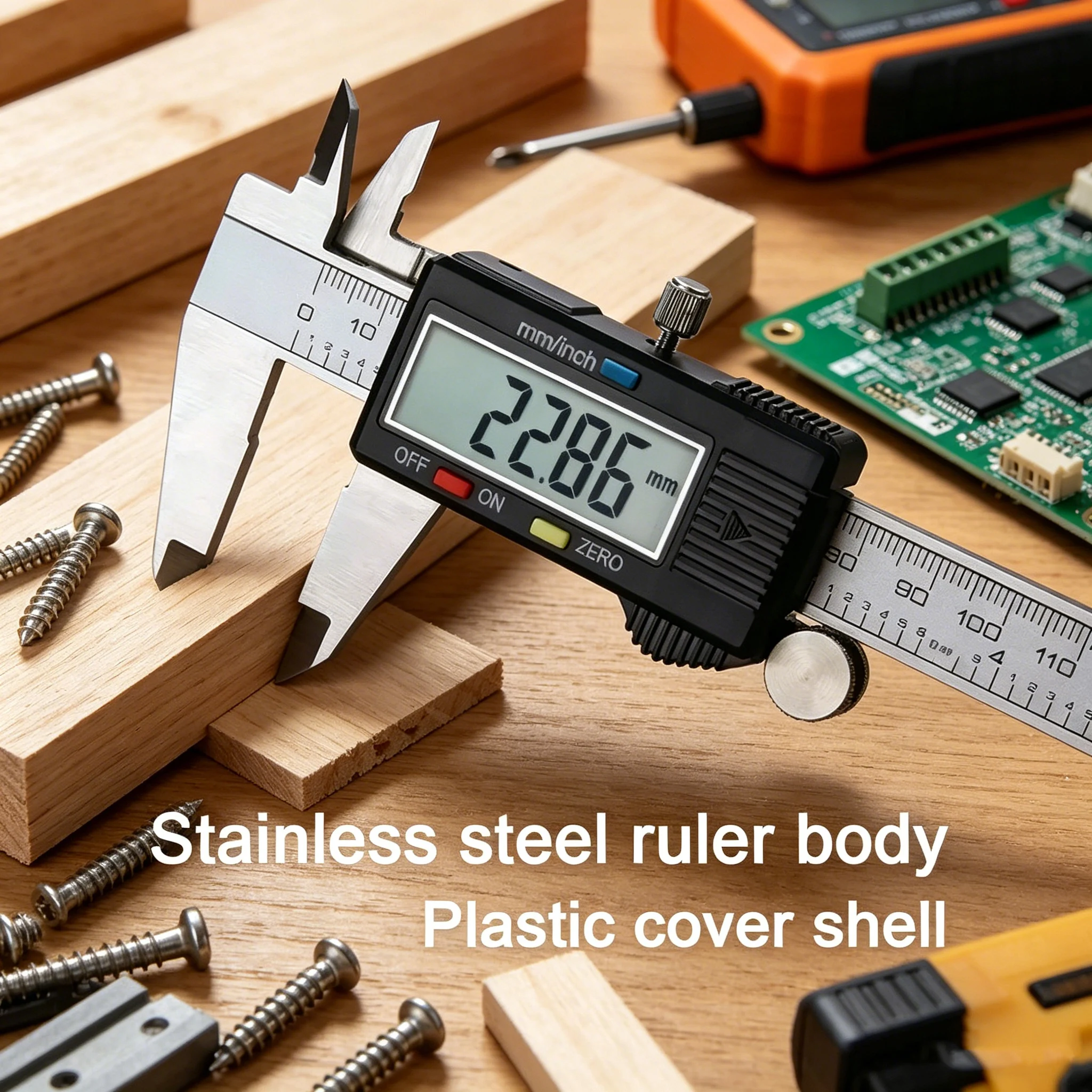 คาลิปเปอร์ดิจิตอลอิเล็กทรอนิกส - Diy Electronics Workshop บทวิจารณ์และราคา
