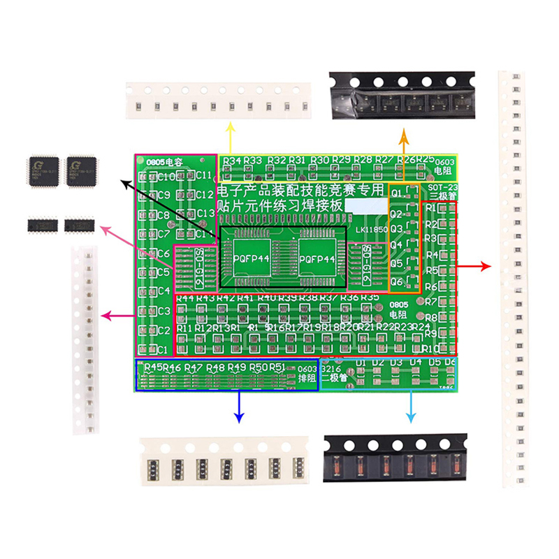 การประสาน การปฏิบัติสี่ชิ้นชุด - Diy Electronics Basics บทวิจารณ์และราคา