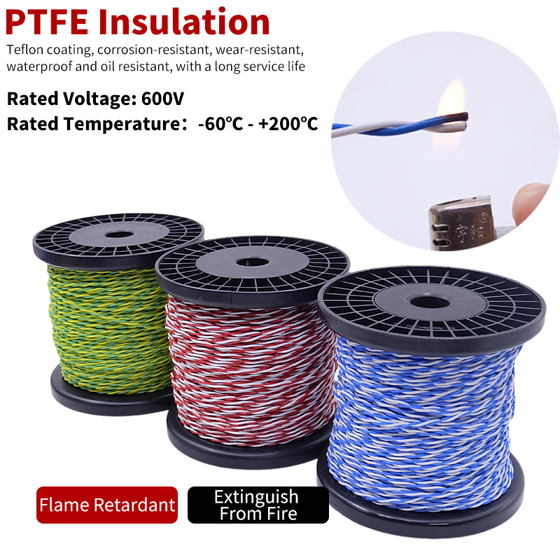 PTFE ลวด AFS200 2pins 26/25/24 - Diy Electronics Audio บทวิจารณ์และราคา