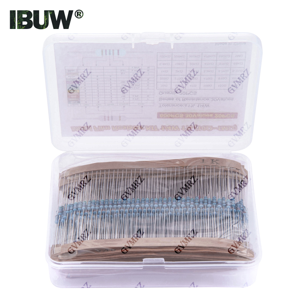 ชุดตัวต้านทานฟิล์มโลหะ 600 ชิ้ - Diy Electronics For Beginners บทวิจารณ์และราคา