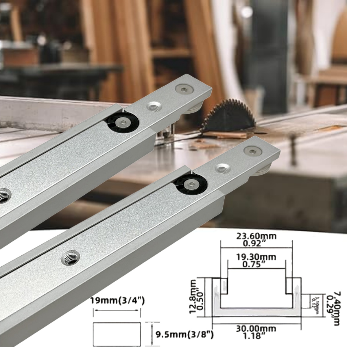 ชุดรางอลูมิเนียมแบบ T-Track แล - Diy Electronics Workbench บทวิจารณ์และราคา