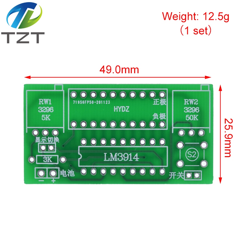 1/3 ชิ้น LM3914 โมดูลแสดงระดับ - Diy Electronics Test Equipment บทวิจารณ์และราคา