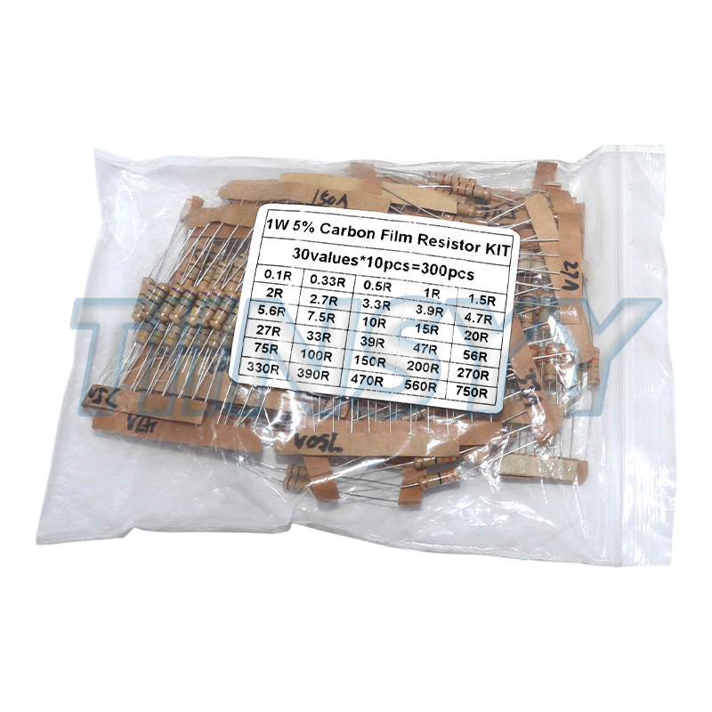 ชุดตัวต้านทาน 300 ชิ้น 1W 5% ค - Diy Electronics For Beginners บทวิจารณ์และราคา