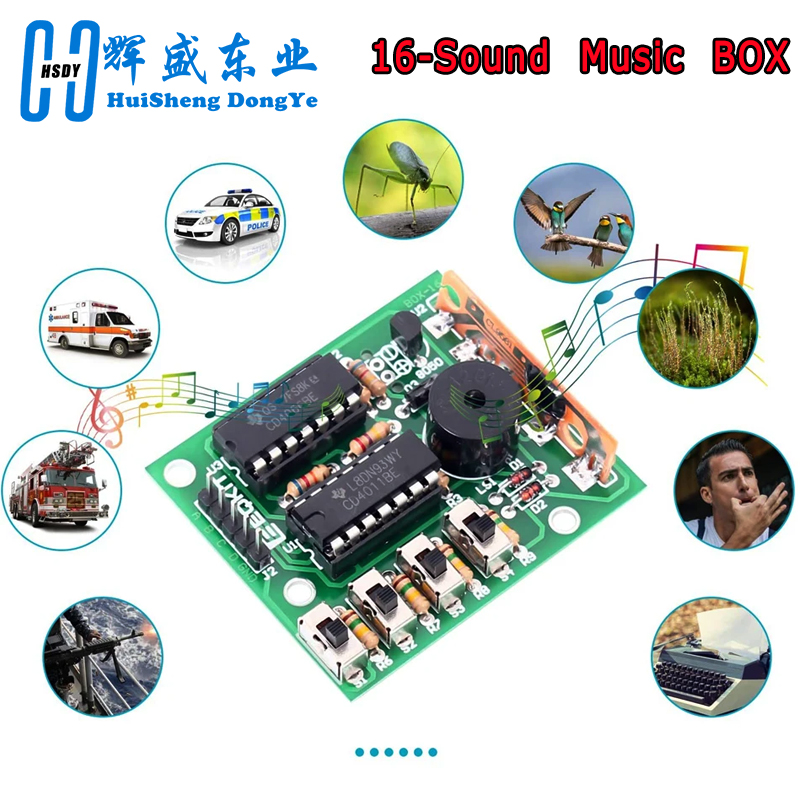 16 เพลงเสียงกล่อง BOX-16 Board - Diy Audio Electronics Kit บทวิจารณ์และราคา
