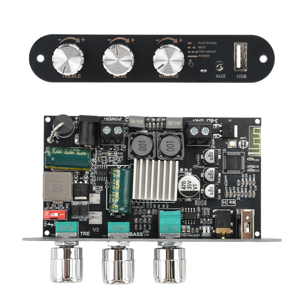 บอร์ดแอมพลิฟายเออร์โมโนบลูทูธ  - Diy Audio Electronics Kit บทวิจารณ์และราคา