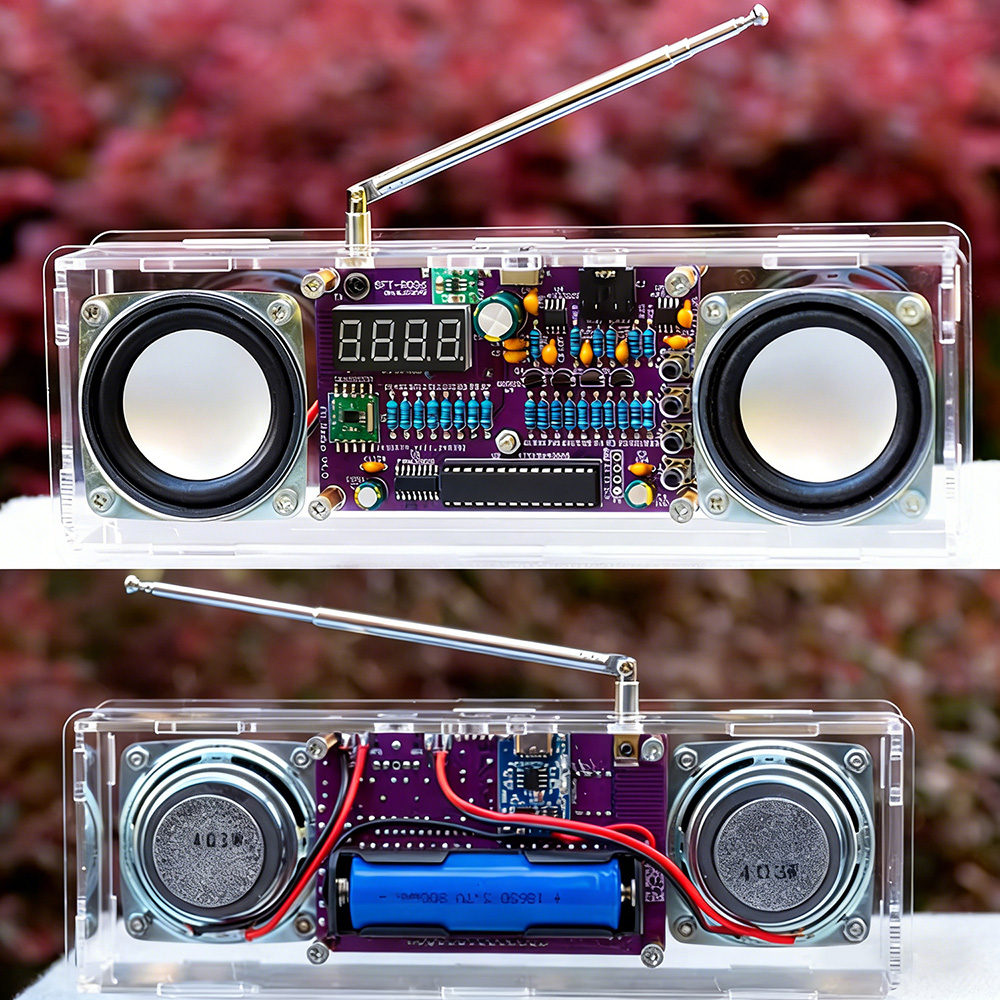 ชุดอุปกรณ์วิทยุ FM สองช่องสัญญ - Diy Audio Electronics Kit บทวิจารณ์และราคา