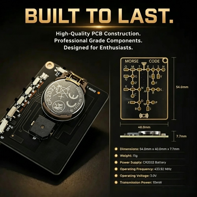 การ์ดฝึกเขียนรหัสมอร์ส รุ่นโปร - Diy Electronics Projects For Adults บทวิจารณ์และราคา