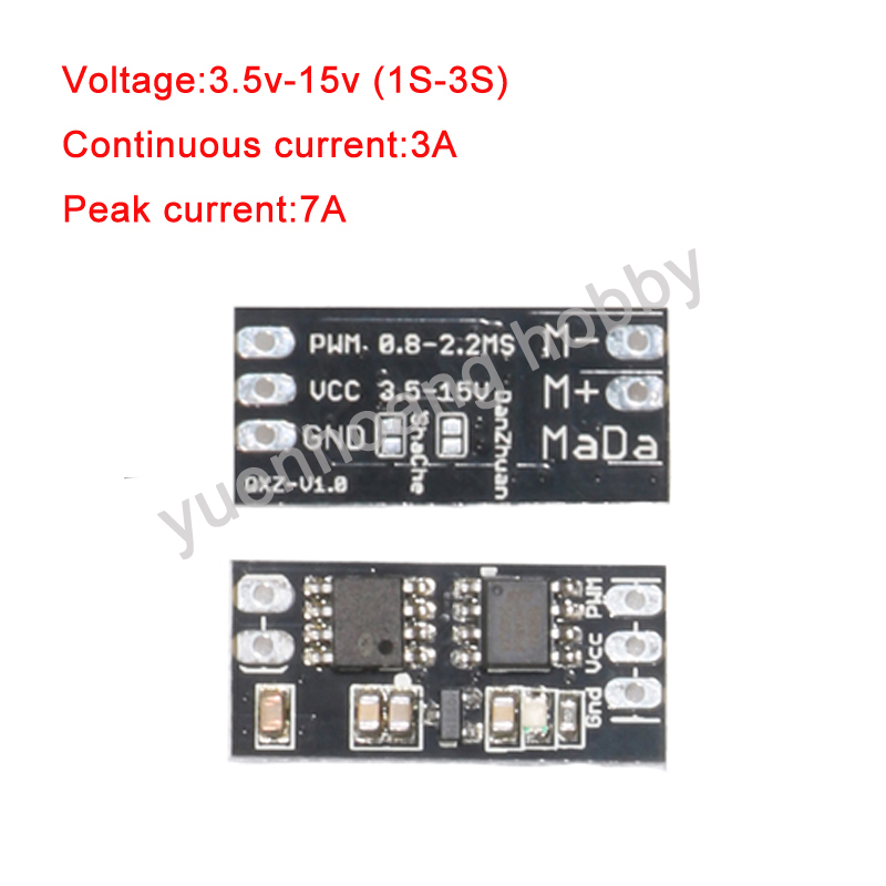 1PC 3.5-15V แปรง ESC 2-way DC  - Diy Boat Electronics บทวิจารณ์และราคา