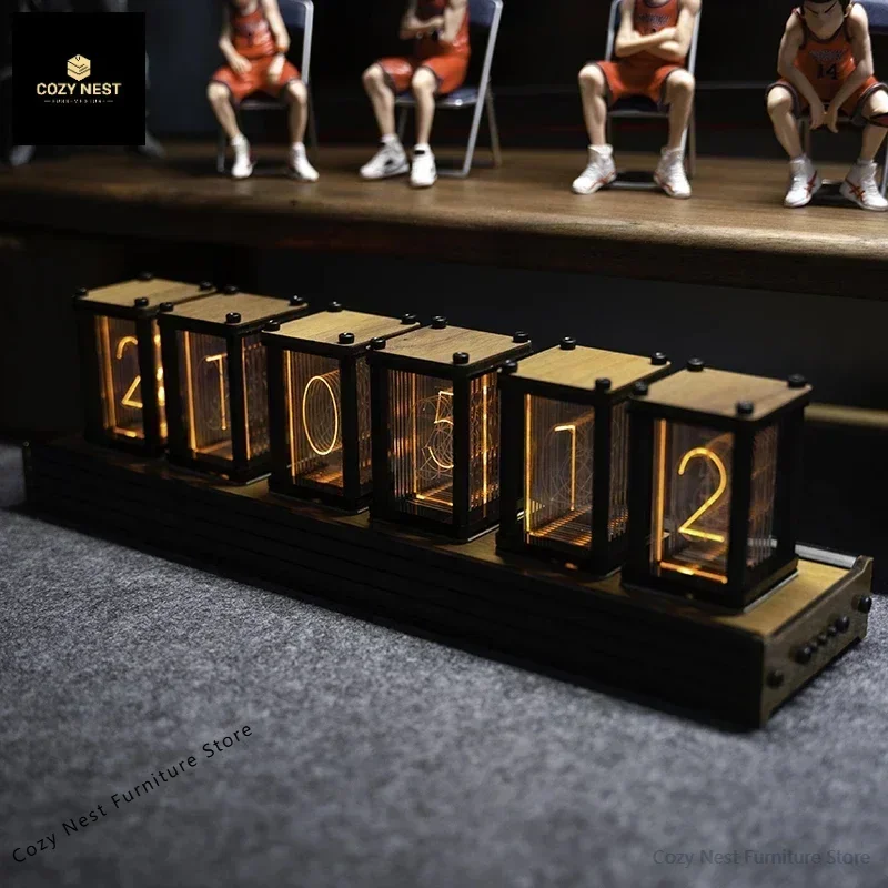 นาฬิกา Nixie Glow Tube สุดหรู  - Diy Electronics Table บทวิจารณ์และราคา