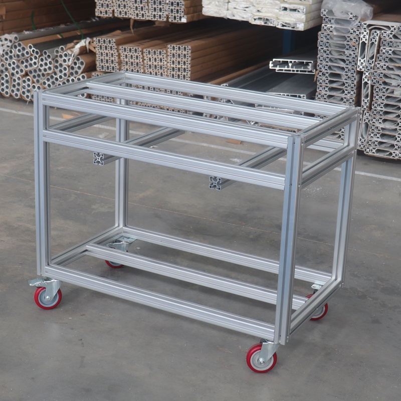 รถเข็นอลูมิเนียมอุตสาหกรรมแบบ  - Diy Electronics Table บทวิจารณ์และราคา