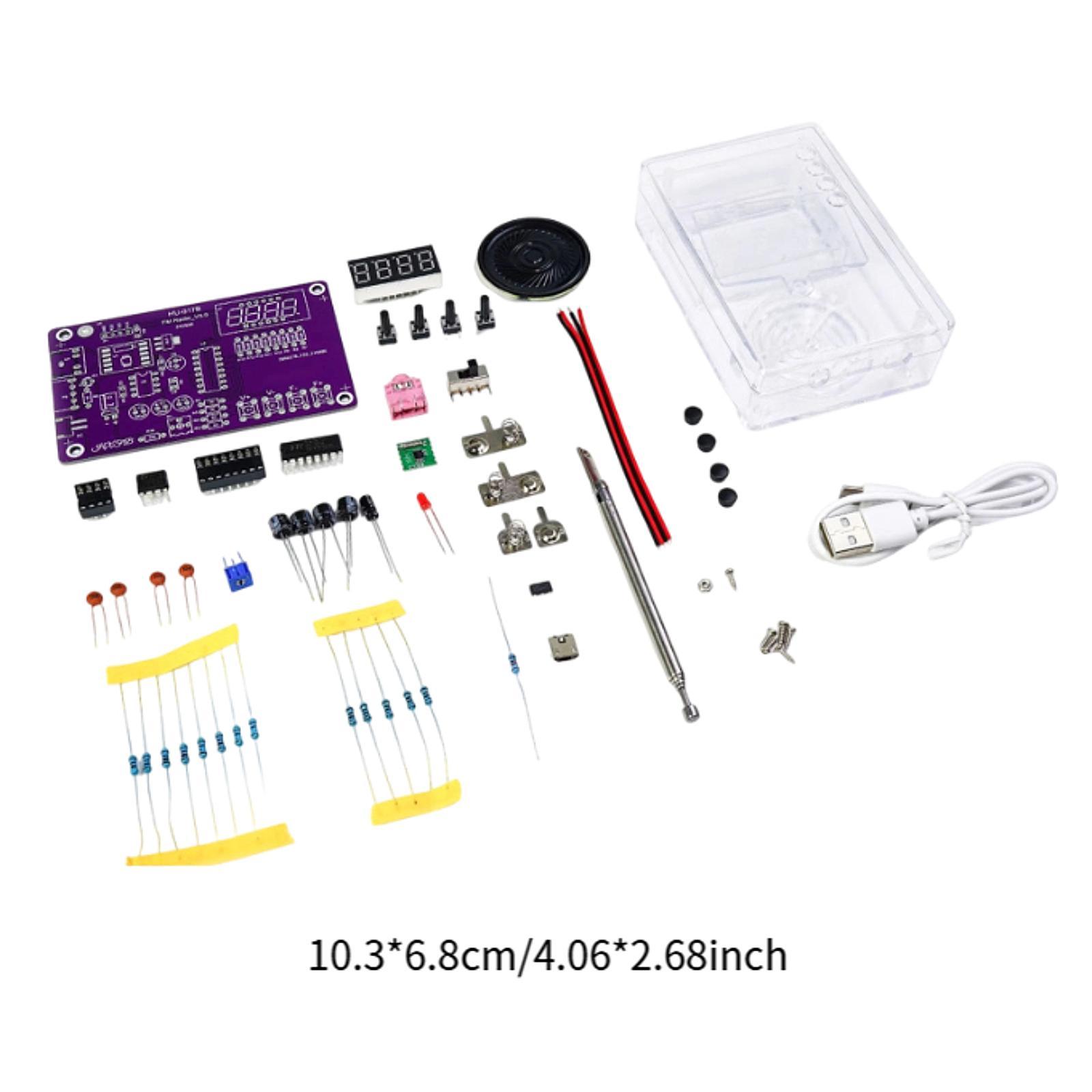 ชุดวิทยุ FM ชุดอุปกรณ์บัดกรีอิ - Diy Electronics Projects For Adults บทวิจารณ์และราคา