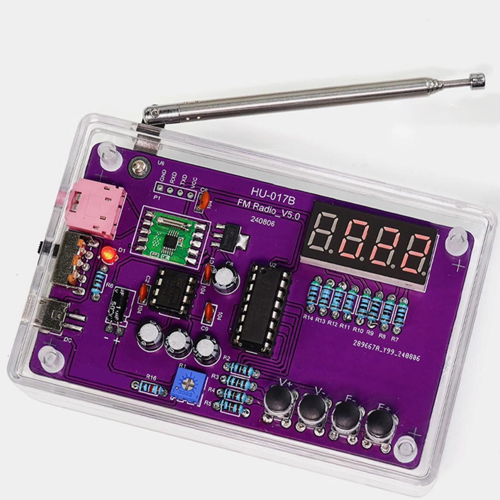 ชุดวิทยุ FM ชุดอุปกรณ์บัดกรีอิ - Diy Electronics Projects For Adults บทวิจารณ์และราคา