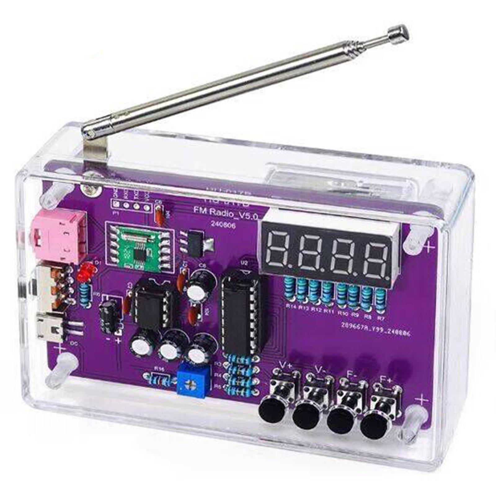 ชุดวิทยุ FM ชุดอุปกรณ์บัดกรีอิ - Diy Electronics Projects For Adults บทวิจารณ์และราคา
