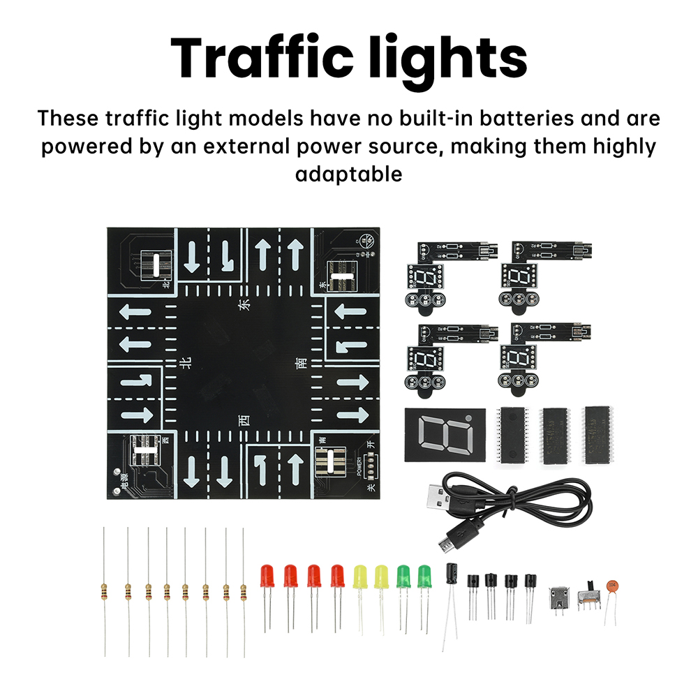 ชุดจำลองสัญญาณไฟจราจรพร้อมเสีย - Diy Electronics Projects For Adults บทวิจารณ์และราคา