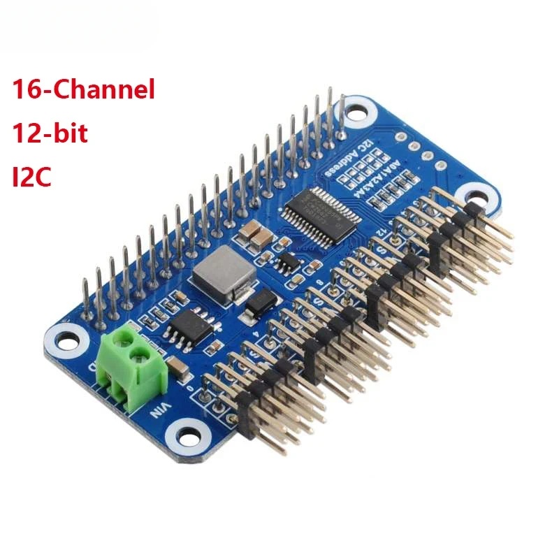 16 ช่อง PWM เซอร์โวมอเตอร์ไดร์ - Raspberry Pi Zero บทวิจารณ์และราคา